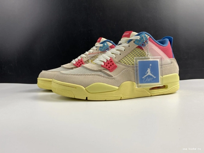 Rep Onekick Guava Ice Jordan Retro 4 Union DC9533-800 Air 0729